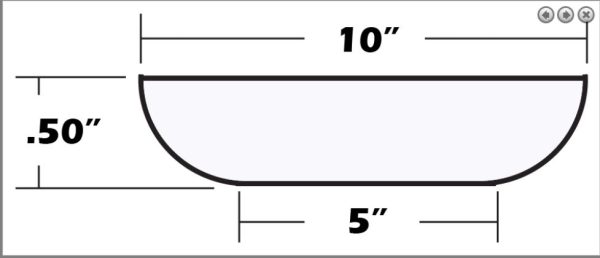 شیشه ساعت دیواری قطر10 - Image 2