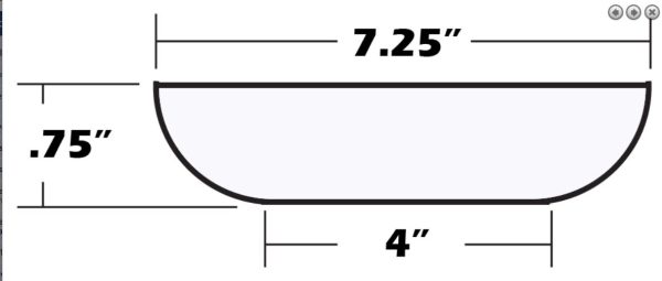 شیشه ساعت دیواری قطر7 - Image 2